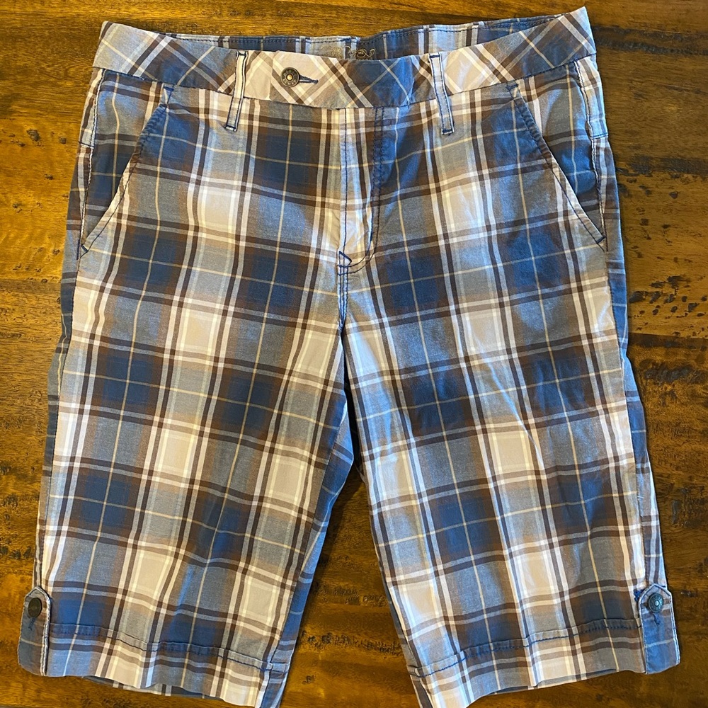 WOMENS PLAID SHORTS